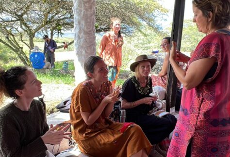 Andreina teaching Sujok - Ecuador